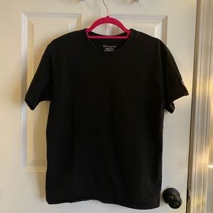 Men’s authentic black champion t shirt size small